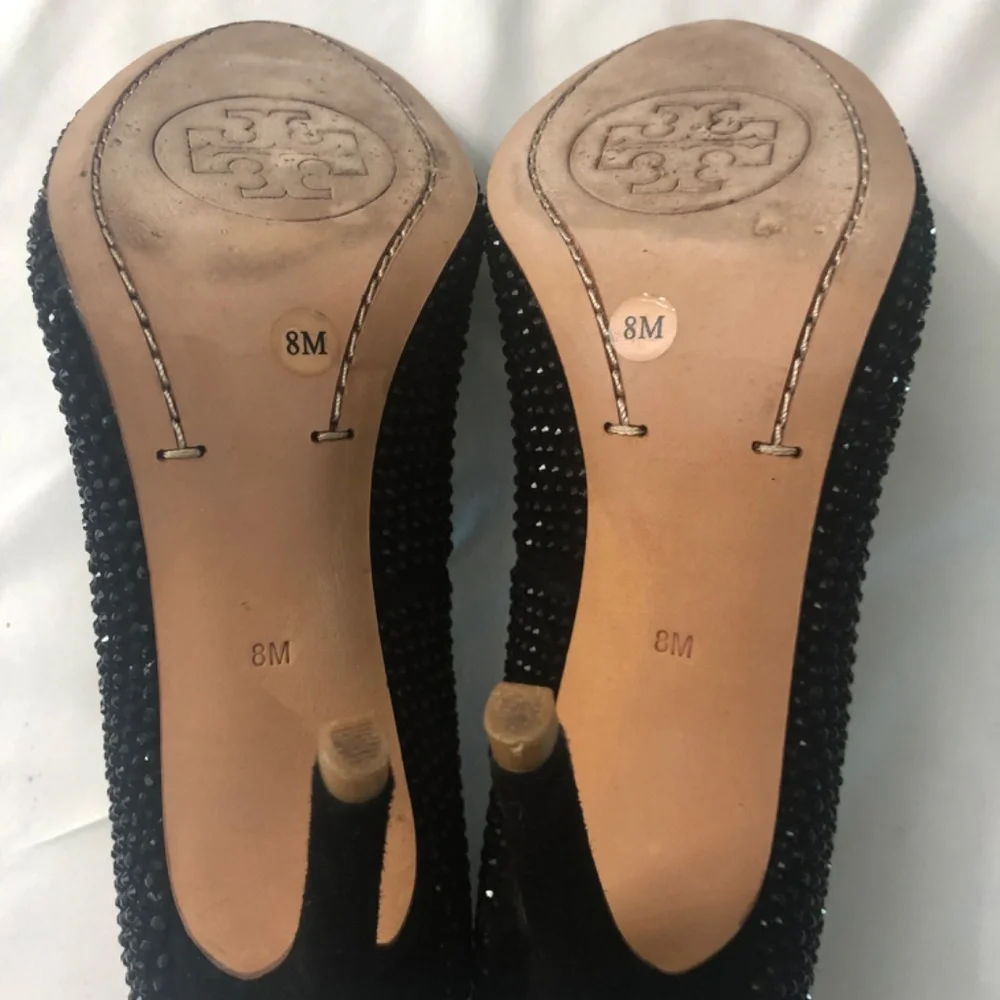 Tory Burch black women sequin Heels - Picture 13 of 16